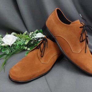 Chłopięce Model 029 (brąz zamsz)